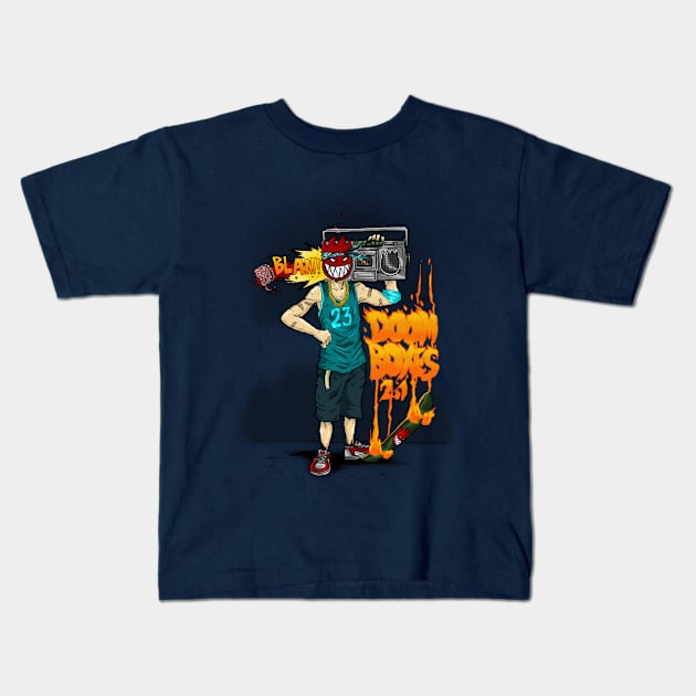 Doom Boxes 2.1 Kids T-Shirt by BRed_BT